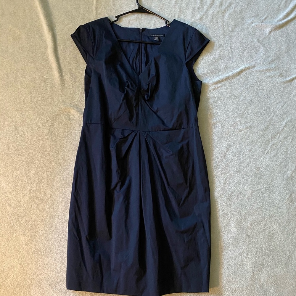 Banana Republic navy blue dress.